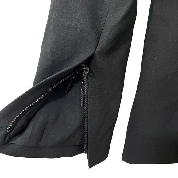 GSTQ Womens Luxe Scuba Suit Blazer Size S Black Classic Corpcore Office NEW - Picture 5 of 13